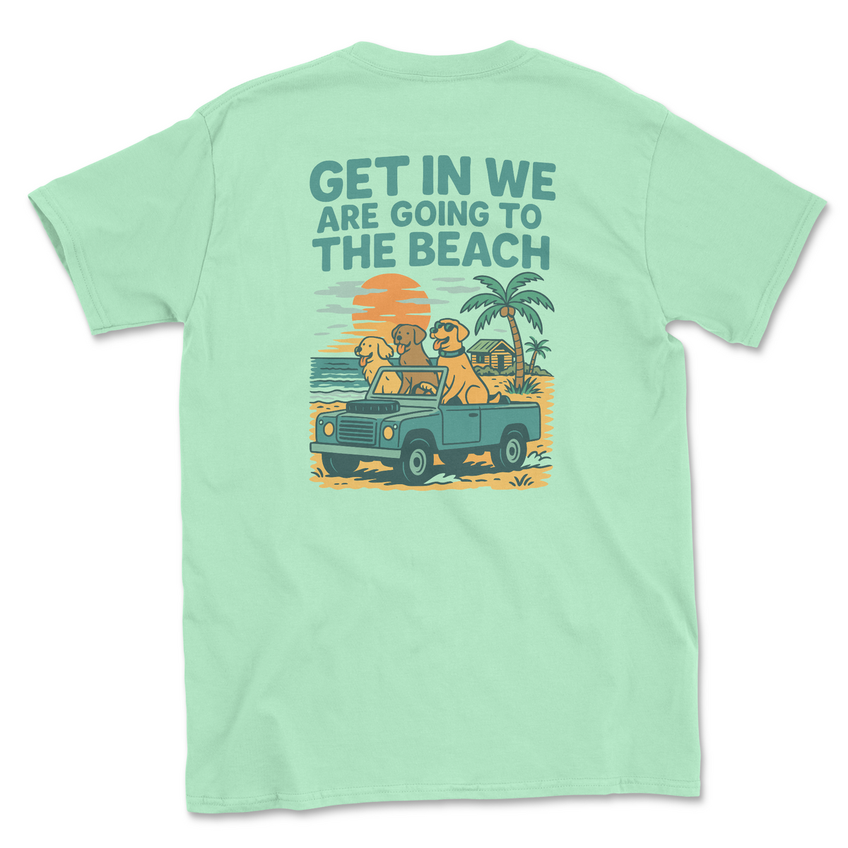 Going To The Beach (Adult Short Sleeve T-Shirt)