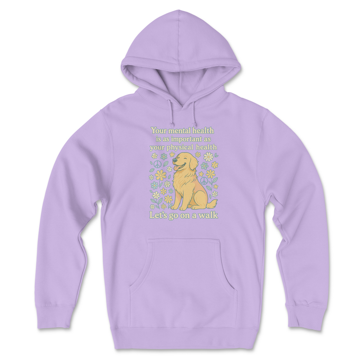 Mental Health Walk (Front Print) (Adult Hoodie) (Super Sale)