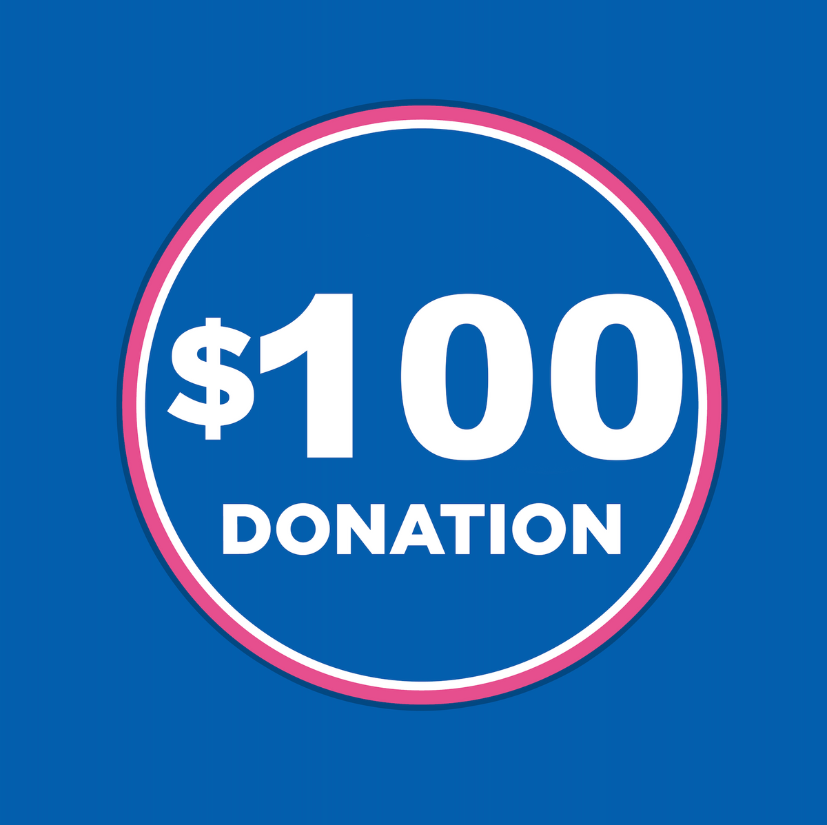 $100 Donation (Goes Directly To The Shelter)