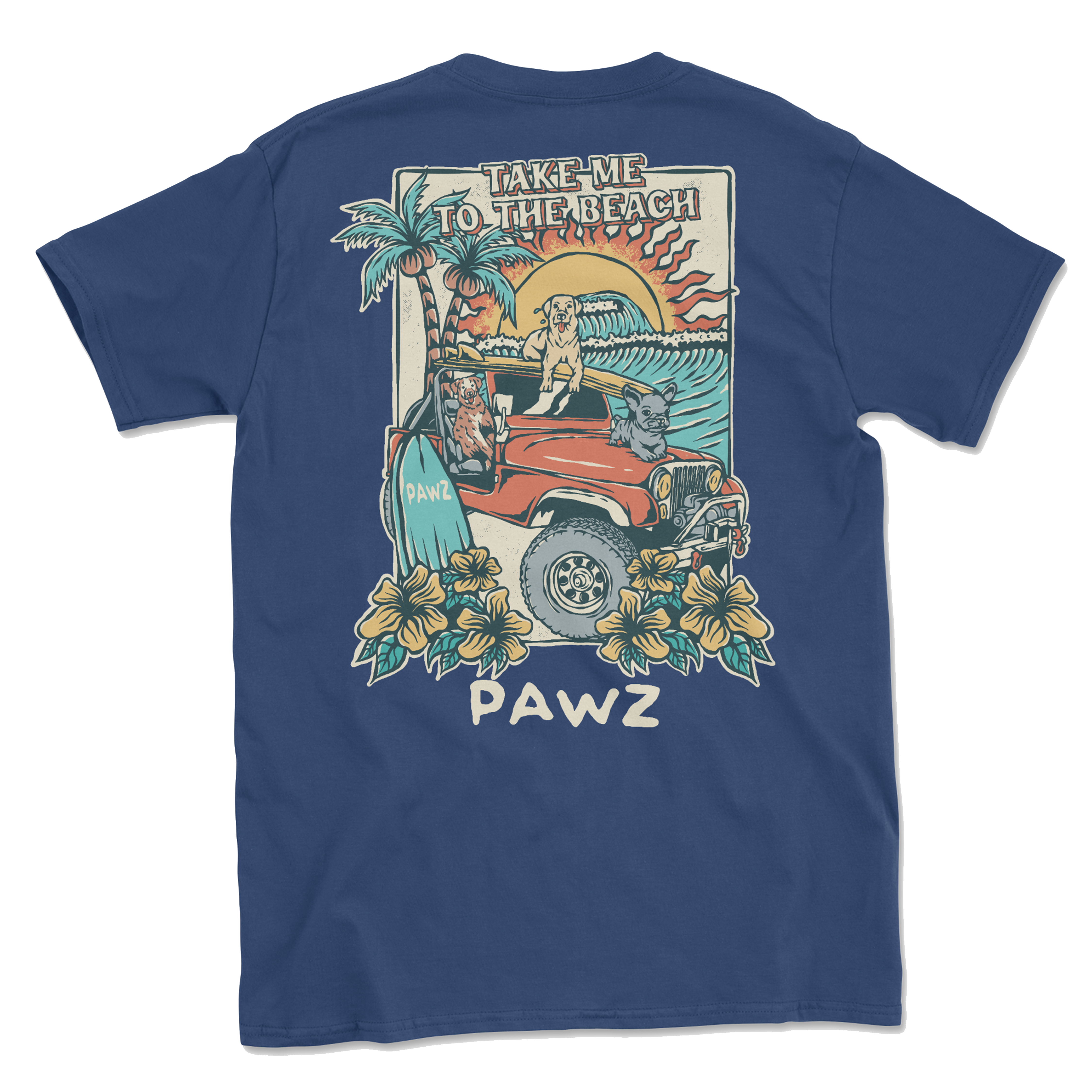 4x4 Pawz (Adult Short Sleeve T-Shirt)
