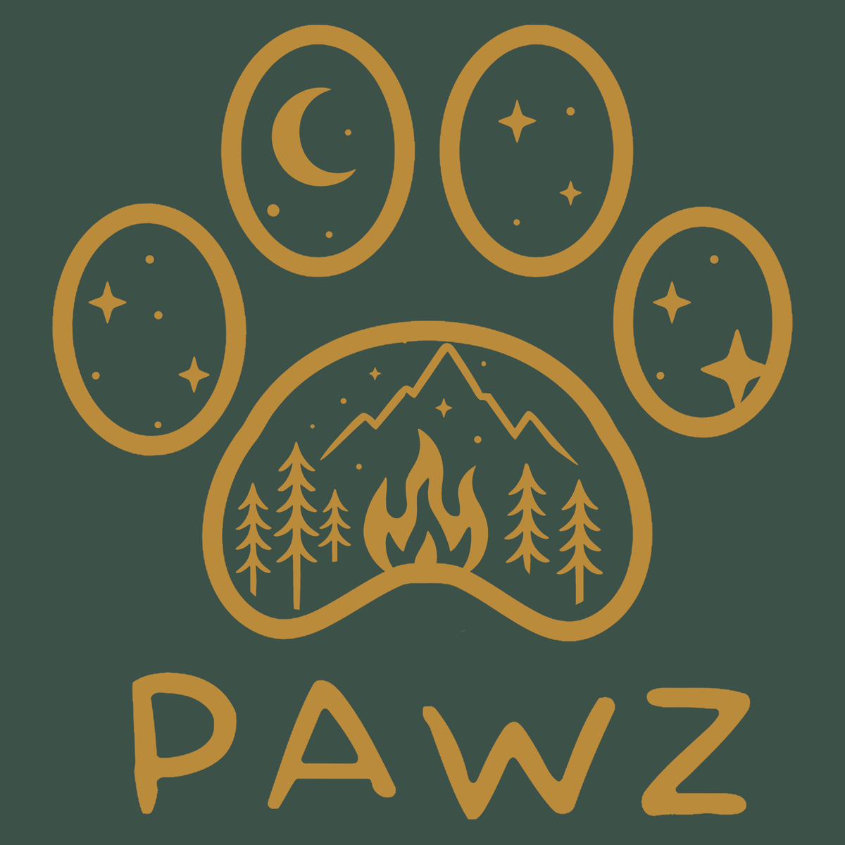 Cozy Campfire (Adult Hoodie) (Super Sale)