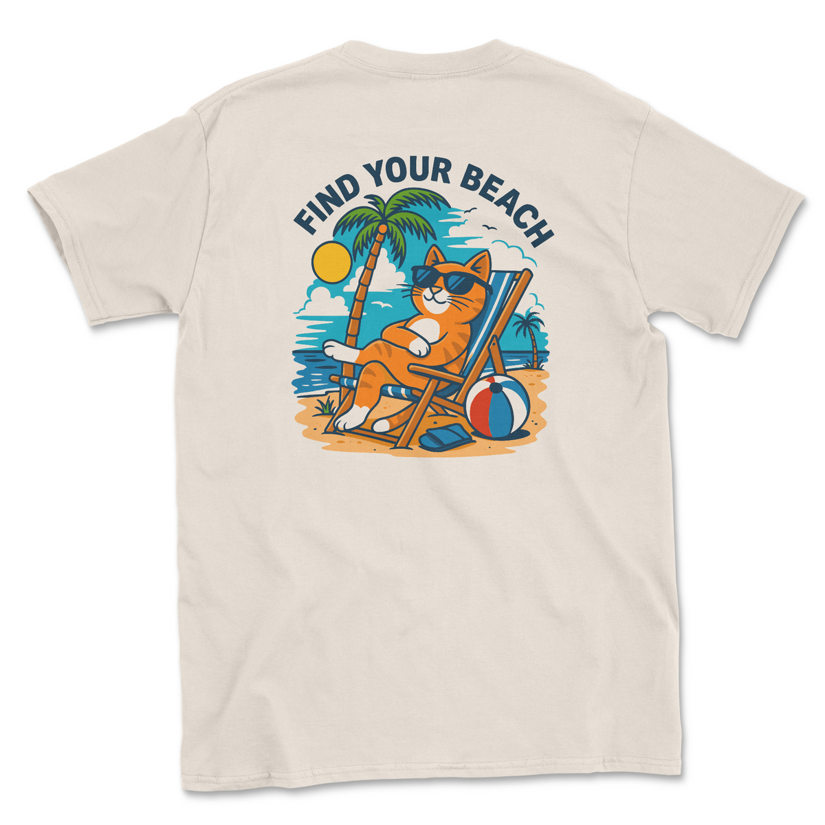 Find Your Beach (Adult Short Sleeve T-Shirt)