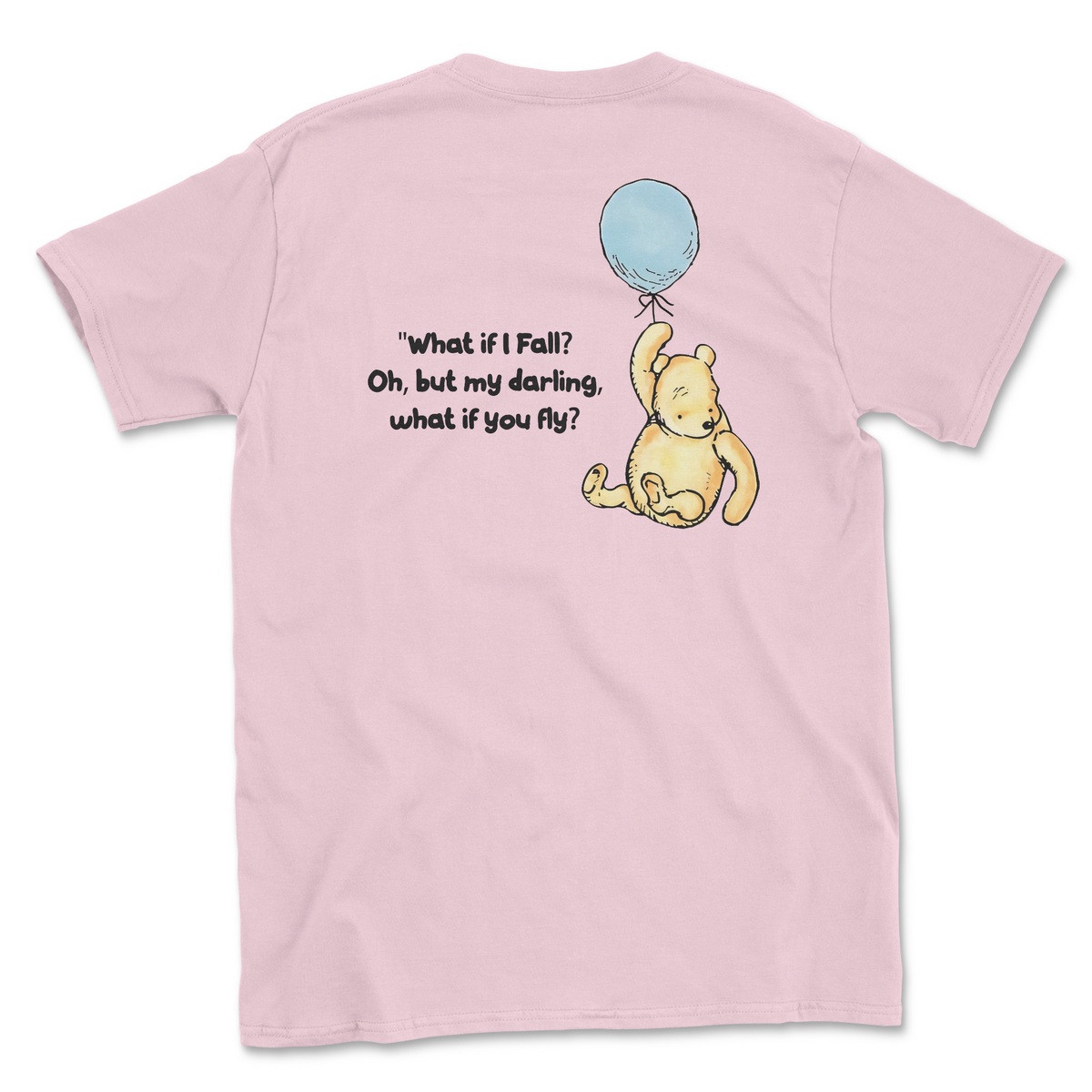 Balloon Buddy - (Light Pink) (Adult Short Sleeve T-Shirt)