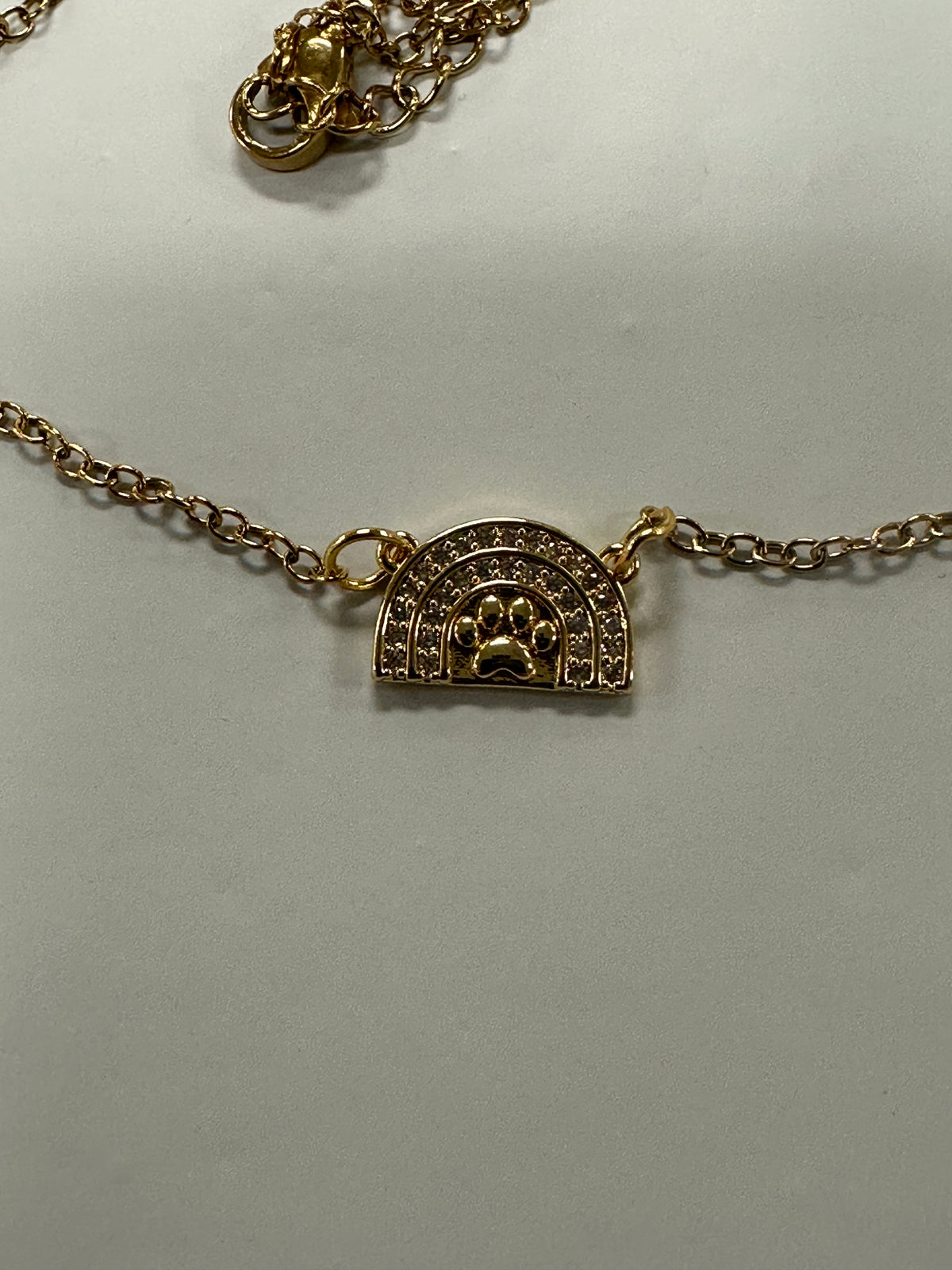 Rainbow Paw Necklace