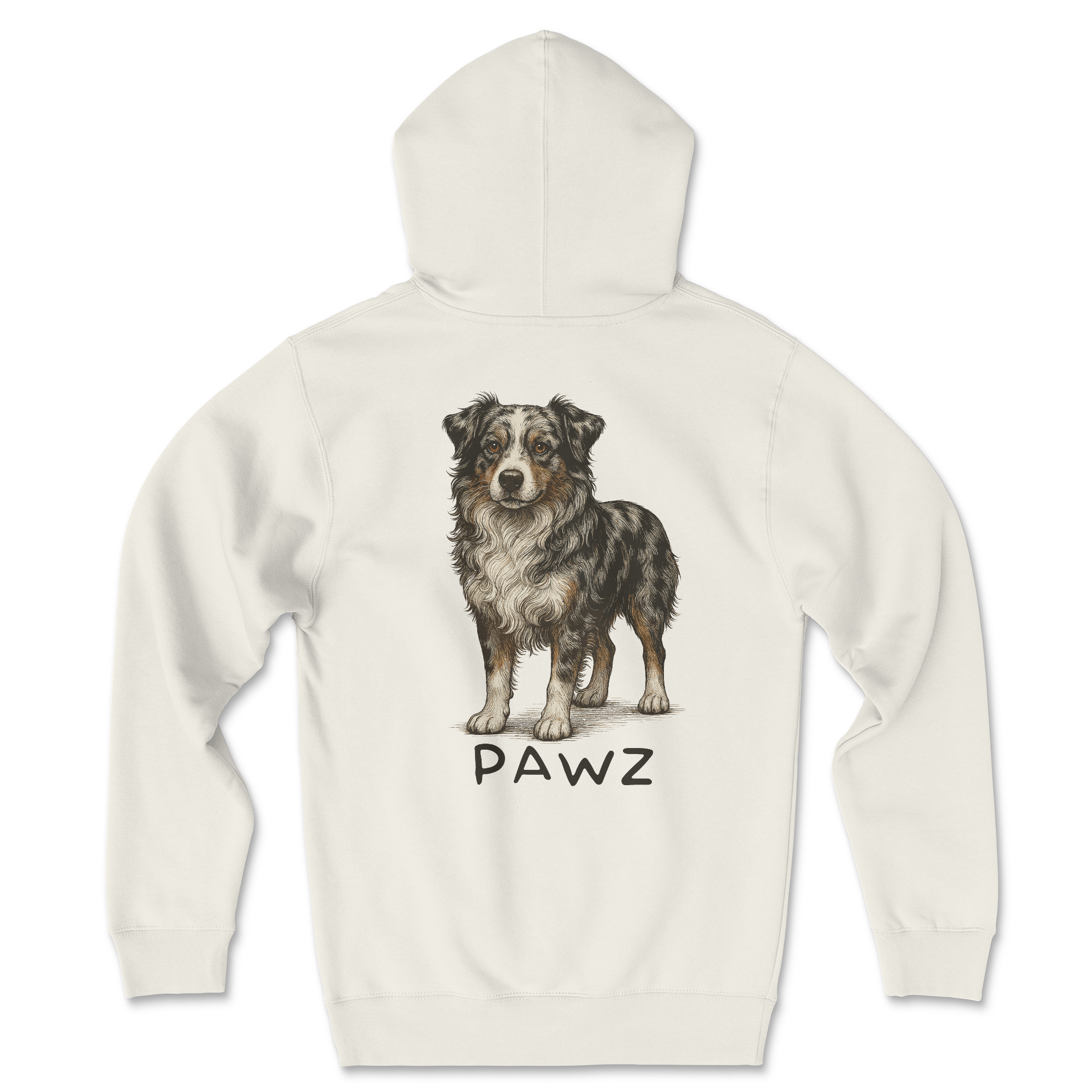 Blue Merle Aussie (Adult Hoodie)