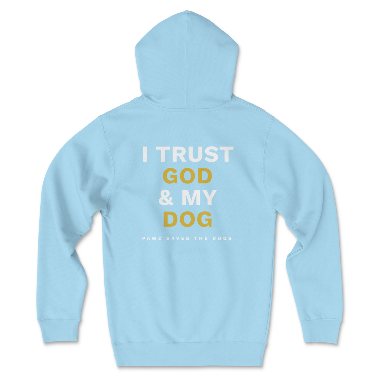 Trust - Light Blue (Adult Hoodie)
