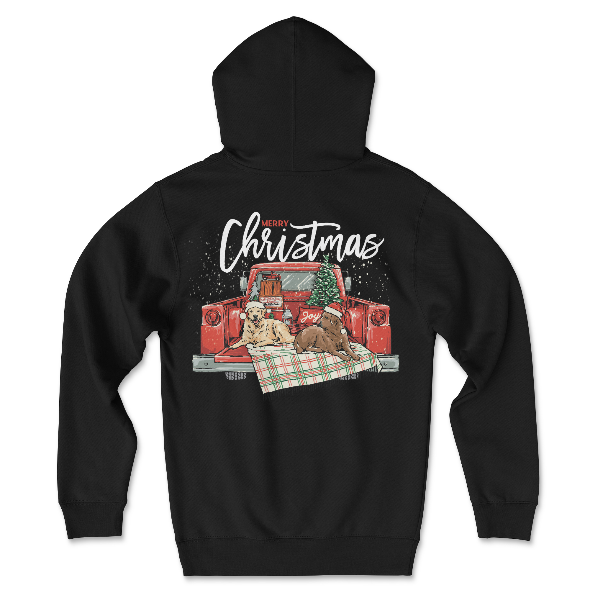 Christmas Truck (Adult Hoodie)