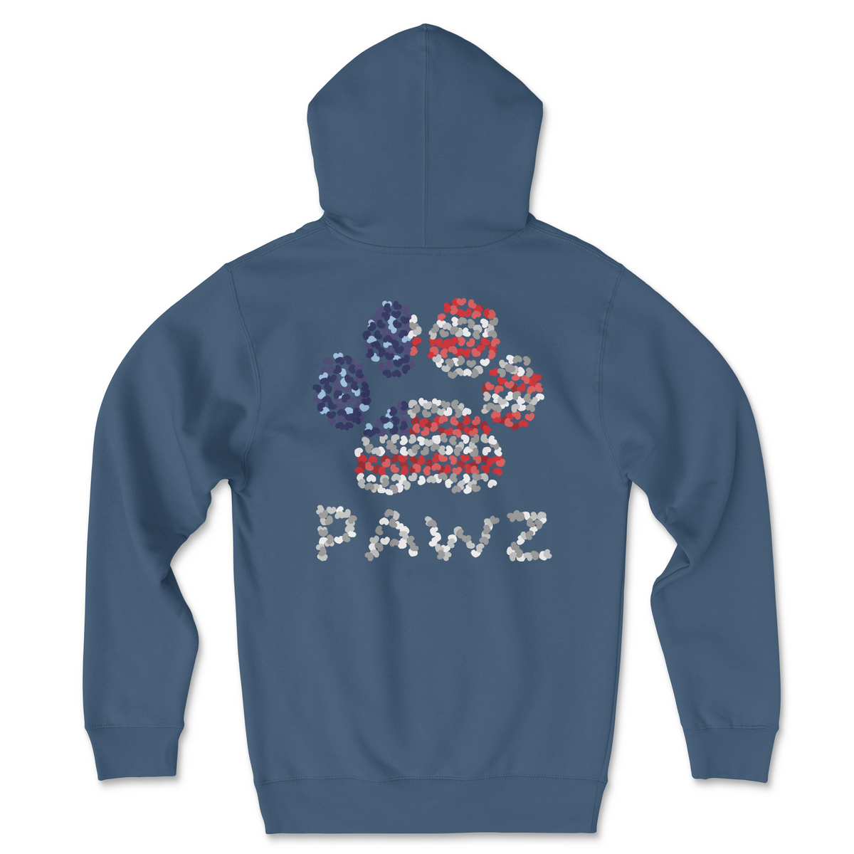 Heart Flag (Adult Hoodie)